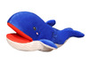 Pehme mänguasi vaal Lean Toys, sinine, 10 cm