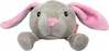 Pehme mänguasi koertele Aqua Nova Pet Nova Rabbit Head, 12,5 cm, hall
