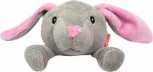 Pehme mänguasi koertele Aqua Nova Pet Nova Rabbit Head, 12,5 cm, hall