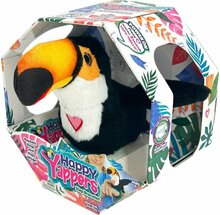 Interaktiivne plüüšlind Happy Yappers Toucan, 9591, valge