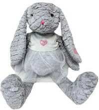 Pehme mänguasi jänku Tulilo Rose Bunny, hall, 32 cm
