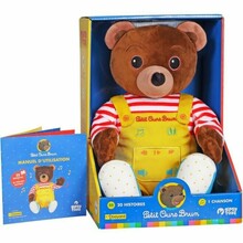 Rääkiv muusikaline plüüšmänguasi Gipsy Toys Petit Ours Brun, 28 cm, pruun kollane punane