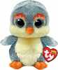 Pehme pingviin TY Fisher, hall, 15,5 cm