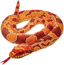 Pehme mänguasi Beppe Snake 13984, punane/oranž