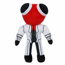 Pehme mänguasi HappyJoe Rainbow Friends, 25 cm, valge/must/punane