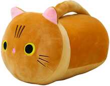 Pehme kassipoeg Lean Toys, pika sabaga, 40 cm