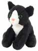 Pehme mänguasi Beppe Zoo Sitting Cat, valge/must, 13 cm