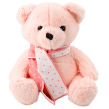 Pehme mänguasi karu Lean Toys, roosa, 35 cm