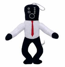 Pehme mänguasi HappyJoe Skibidi Toilet, Audio Man, 26 cm, valge/must