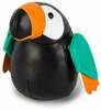 Pehme mänguasi tukan Little Big Friends Jungle Tiny Friends Jean, must/roheline/oranž, 13.5 cm