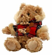Pehme mänguasi Keel Toys Bear Hamish, pruun/punane, 20 cm