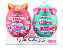 Pehmikutekomplekt Rainbocorns Sparkle Heart Surprise Combo, 5. seeria, Kittycorn ja Puppycorn, 9276
