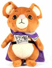 Pehme mänguasi Tabletop Tycoon Everdell Cozy Critters Fynn Nobletail, pruun/violetne, 20 cm