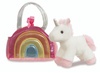 Pehme mänguasi vikerkaare ükssarvik Aurora Fancy Pals, 17 cm