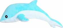 Pehme mänguasi delfiin Lean Toys, sinine, 30 cm