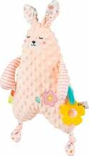 Pehme mänguasi jänes Dumel, roosa, 30 cm