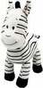 Pehme mänguasi Tulilo Zebra Safari, valge/must, 33 cm