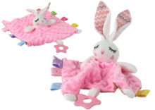 Unemänguasi jänes Lean Toys, roosa, 28x34 cm