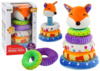 Pehme püramiid Lean Toys Fox, 27 cm
