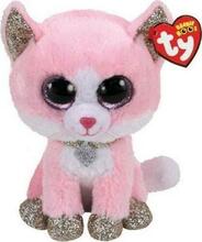Pehme kass Ty Fiona, roosa, 24 cm