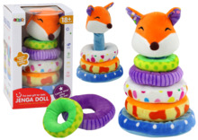 Pehme püramiid Lean Toys Fox, 27 cm