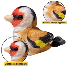 Pehme mänguasi lind Lean Toys Blue Tit, 10 cm