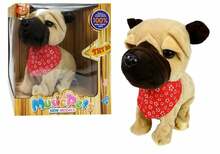 Interaktiivne plüüškoer Lean Toys Music Pets LT3983, 22 cm, pruun