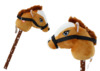 Pehme kepphobune Lean Toys, 70x23x11 cm, pruun