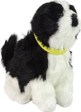 Interaktiivne mängukoer Lean Toys Border Collie, must-valge, 19 cm