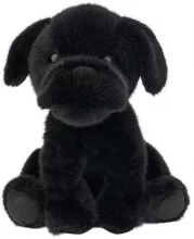 Pehme mänguasi Beppe buldog, must, 25 cm