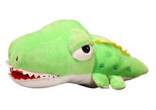 Pehme mänguasi krokodill Lean Toys, roheline, 10 cm