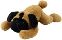 Pehme mänguasi Lean Toys, mops, punane, 40 cm
