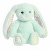 Pehme mänguasi Aurora Rainbow Gingham Bunnies 201030F, roheline, 18 cm