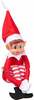Pehme mänguasi Elves Behavin' Badly Boy Elf, 30 cm, valge/punane
