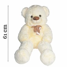 Pehme mänguasi Fancy Bear Viljam, valge, 100 cm