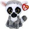 Pehme mänguasi TY Beanie Boos Linus, 15 cm, valge/must/hall