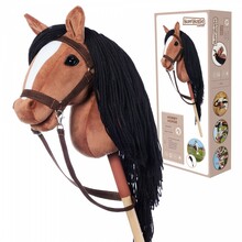 Hobune pulgal Tootiny HOPPIHORSE A3, tume punane, laurokas