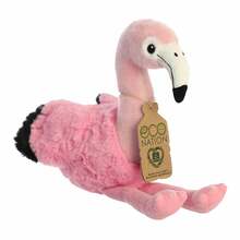 Pehme mänguasi flamingo Eco Nation, 24 cm