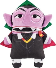 Pehme mänguasi Schmidt Spiele Sesame Street Sorgenfresser Graf Zahl, 26 cm, must/roheline