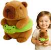Pehme mänguasi Lean Toys Capybara päästerõngaga konn, 20 cm, pruun