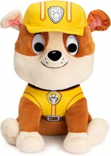 Pehme mänguasi Spin Master Paw Patrol Rubble, pruun/kollane, 22 cm