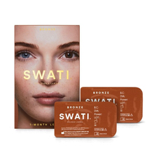 Kontaktläätsed Swati Bronze, 1 kuu, 1 paar, värvilised