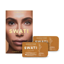 Kontaktläätsed Swati Sandstone, 1 kuu, 1 paar, värvilised