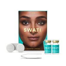 Kontaktläätsed Swati Jade, 6 kuud, 1 paar, värvilised