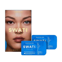 Kontaktläätsed Swati Sapphire, 1 kuu, 1 paar, värvilised