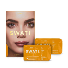 Kontaktläätsed Swati Honey, 1 kuu, 1 paar, värvilised