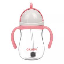 Laste joogipudel Akuku A0676, roosa, 280 ml