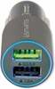 Autolaadija 4smarts Rapid, 2 x USB, 30 W, must/hall