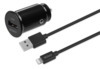Autolaadija DELTACO USB-CAR130, 1 x USB-A, 2.4 A, 12 W, must