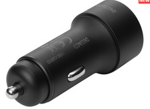Autolaadija Deltaco USBC-CAR122, 1 x USB-C, 1 x USB-A, 36 W, must